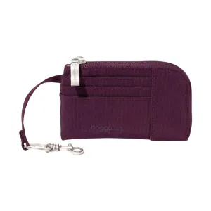 Baggallini RFID Zip Card Case - Mulberry