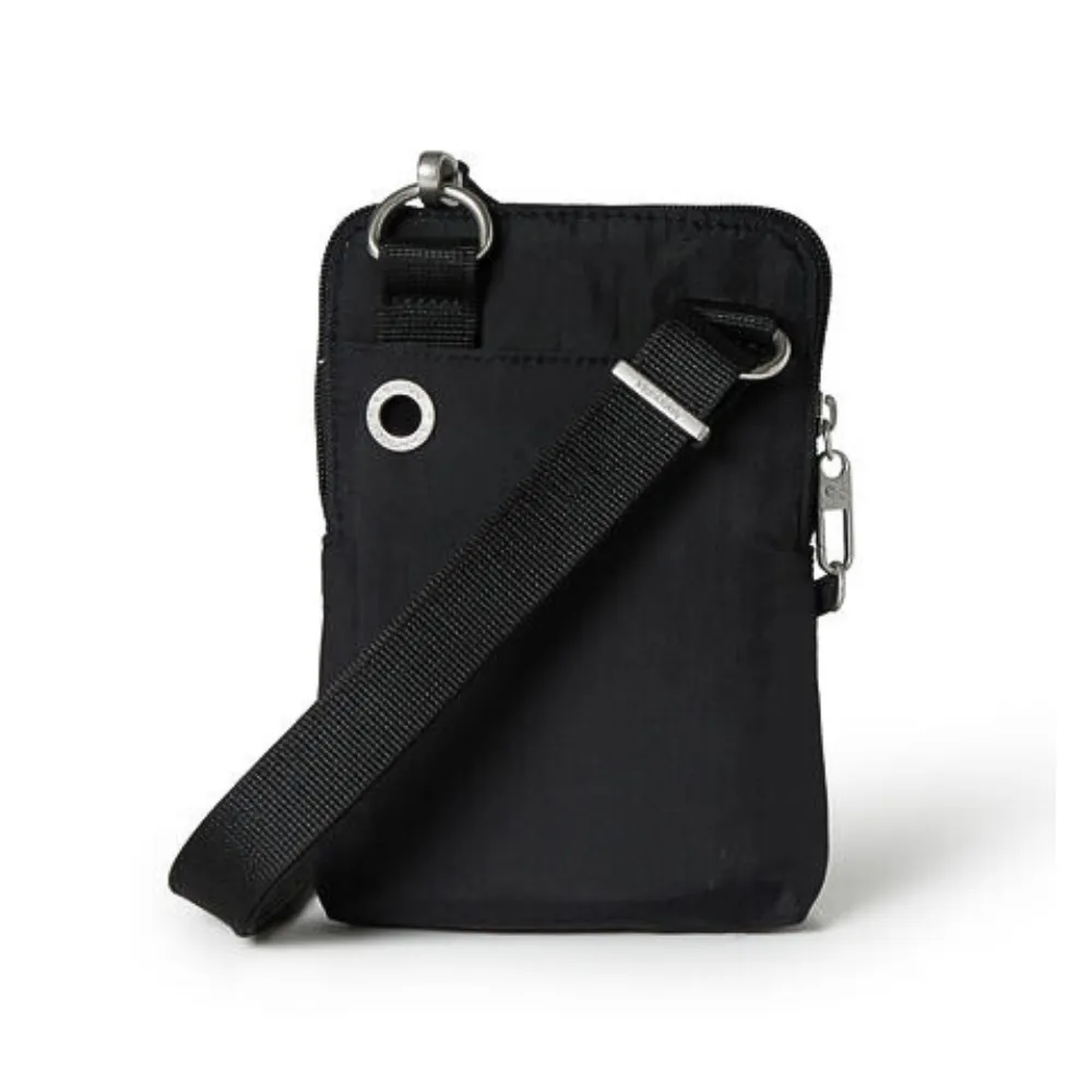 Baggallini Securtex Anti-Theft Activity Black Crossbody Bag (Women's)