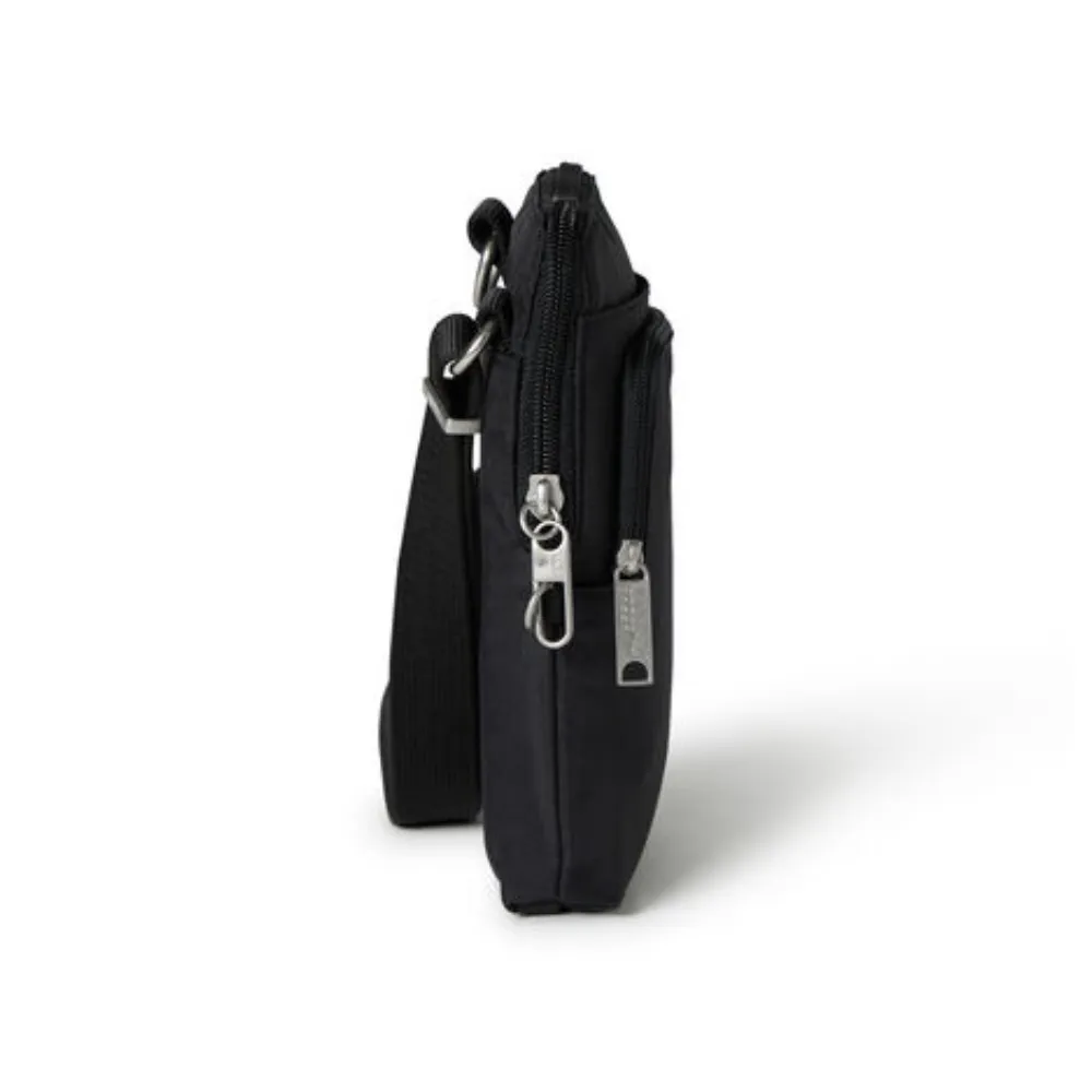 Baggallini Securtex Anti-Theft Activity Black Crossbody Bag (Women's)
