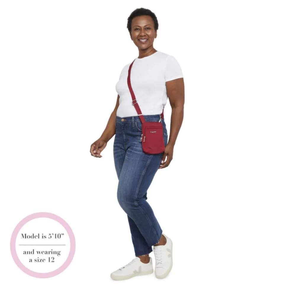Baggallini Securtex Anti-Theft Activity Midnight Blossom Crossbody Bag (Women's)
