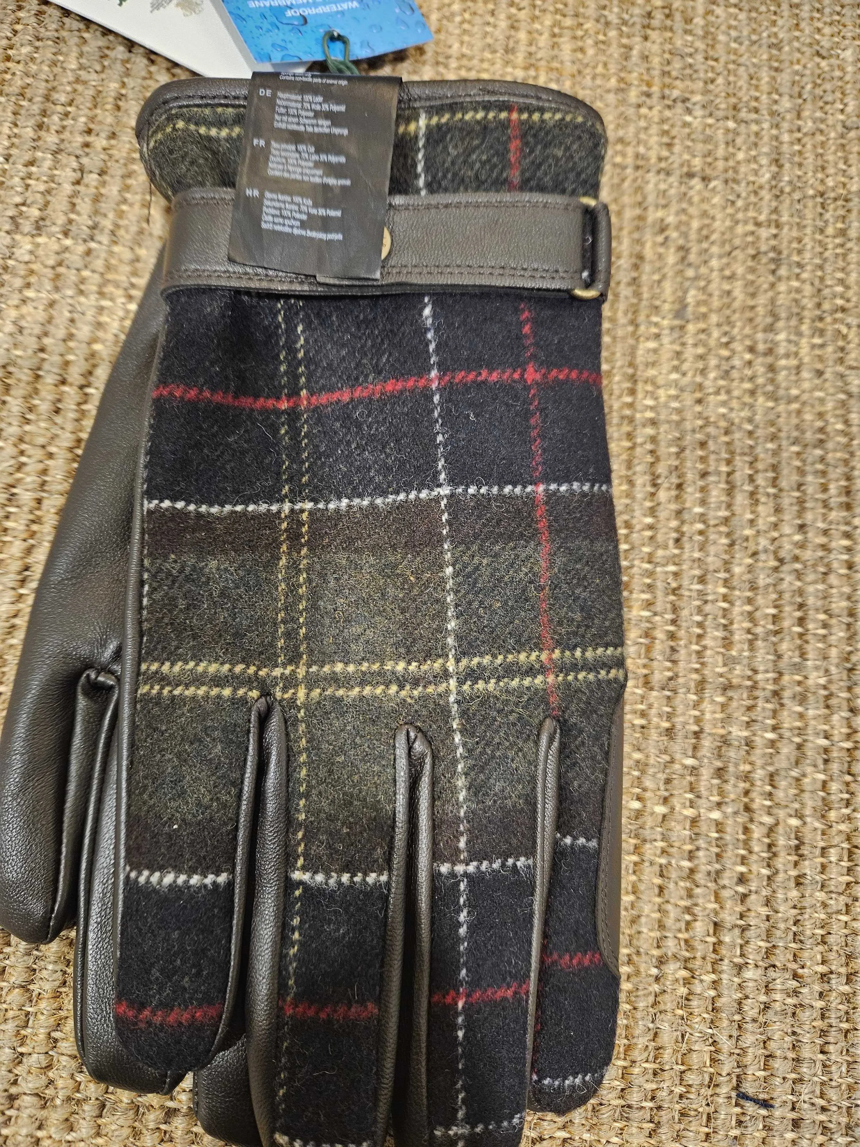 Barbour Newbrough Tartan Gloves