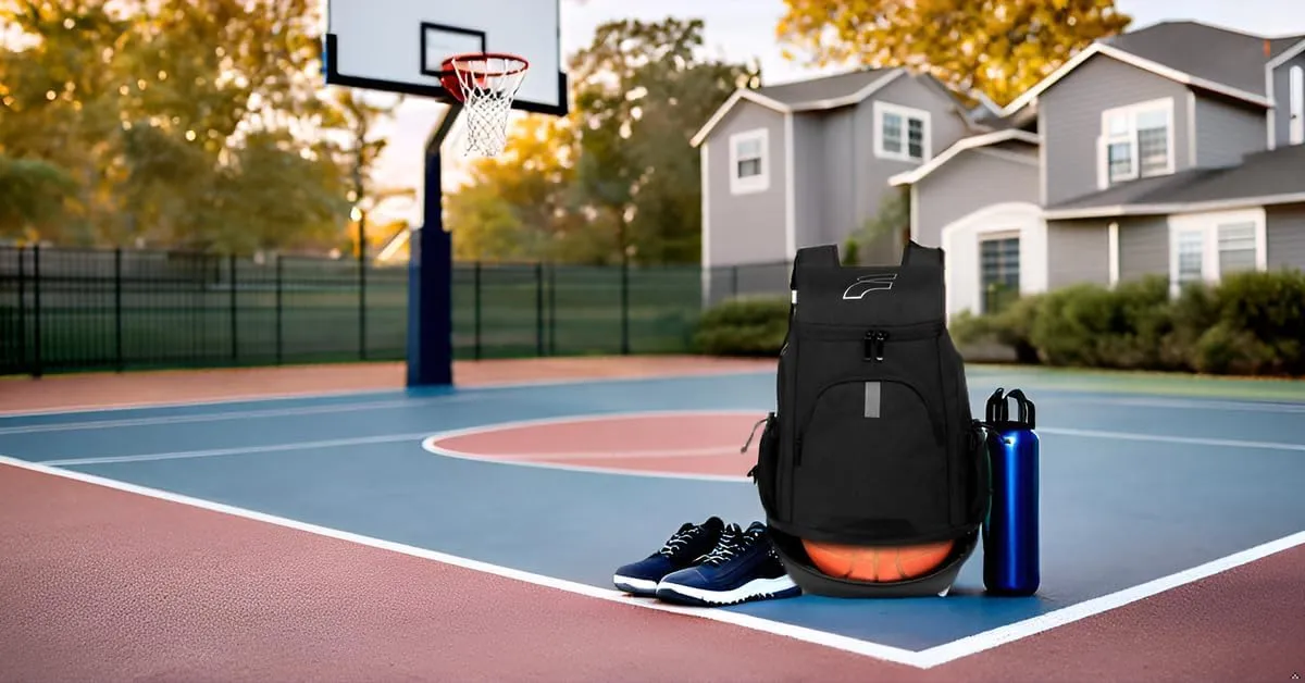 Basketball Backpack Soccer Bags with Fence Hook for Basketball,Soccer Includes Separate Shoes and Ball Compartment