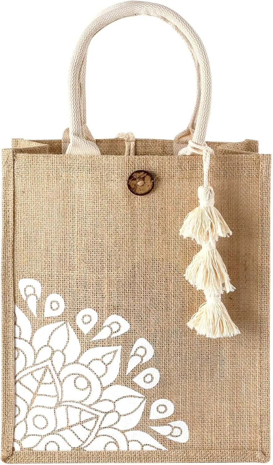 Beach Bag for Women, Straw Beach Tote Bag with Pocket Tassel Handle Waterproof Lining, for Summer Vacation Pool Gift