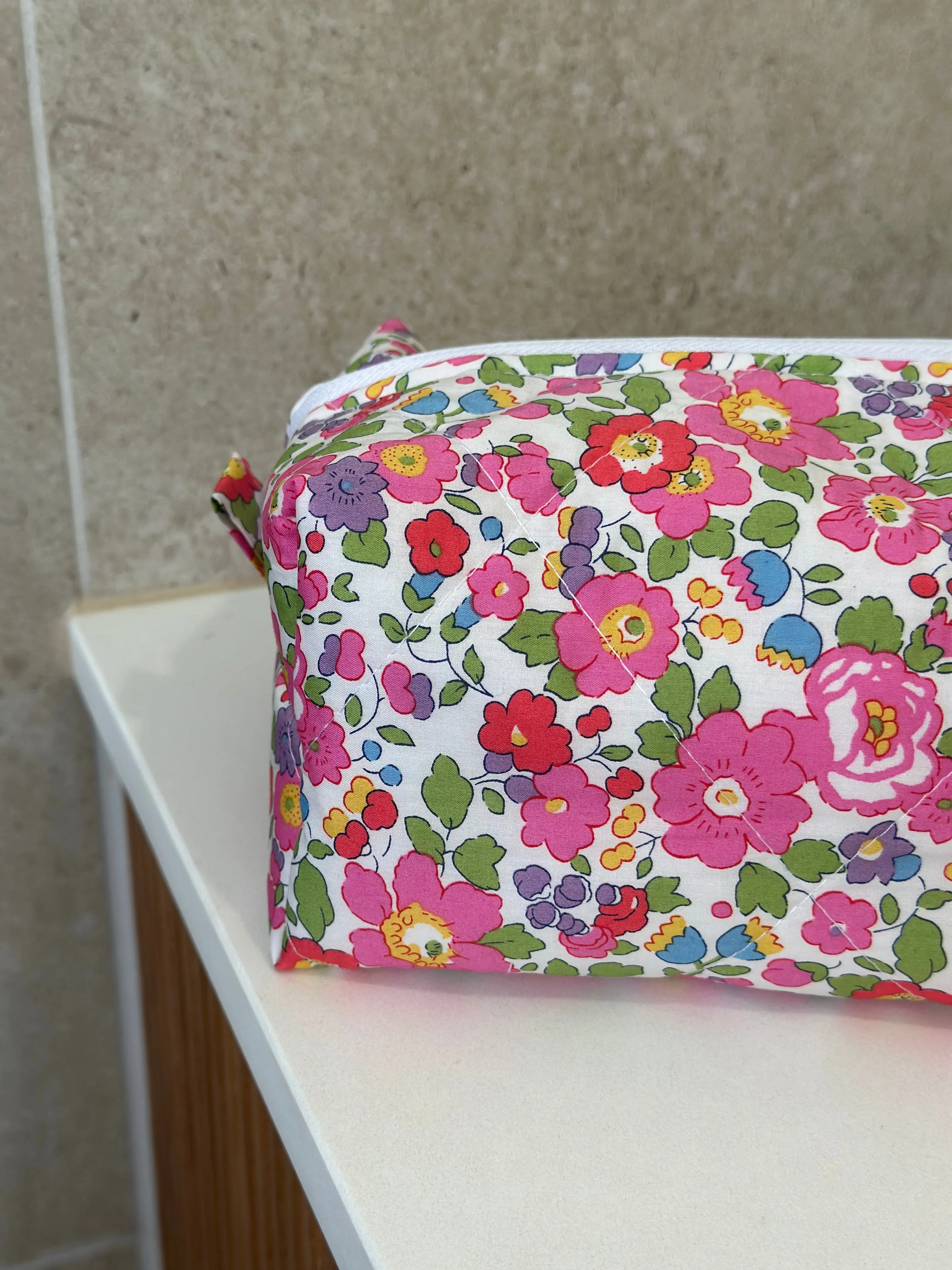 Betsy Pink Liberty   Pink Stripe Bag