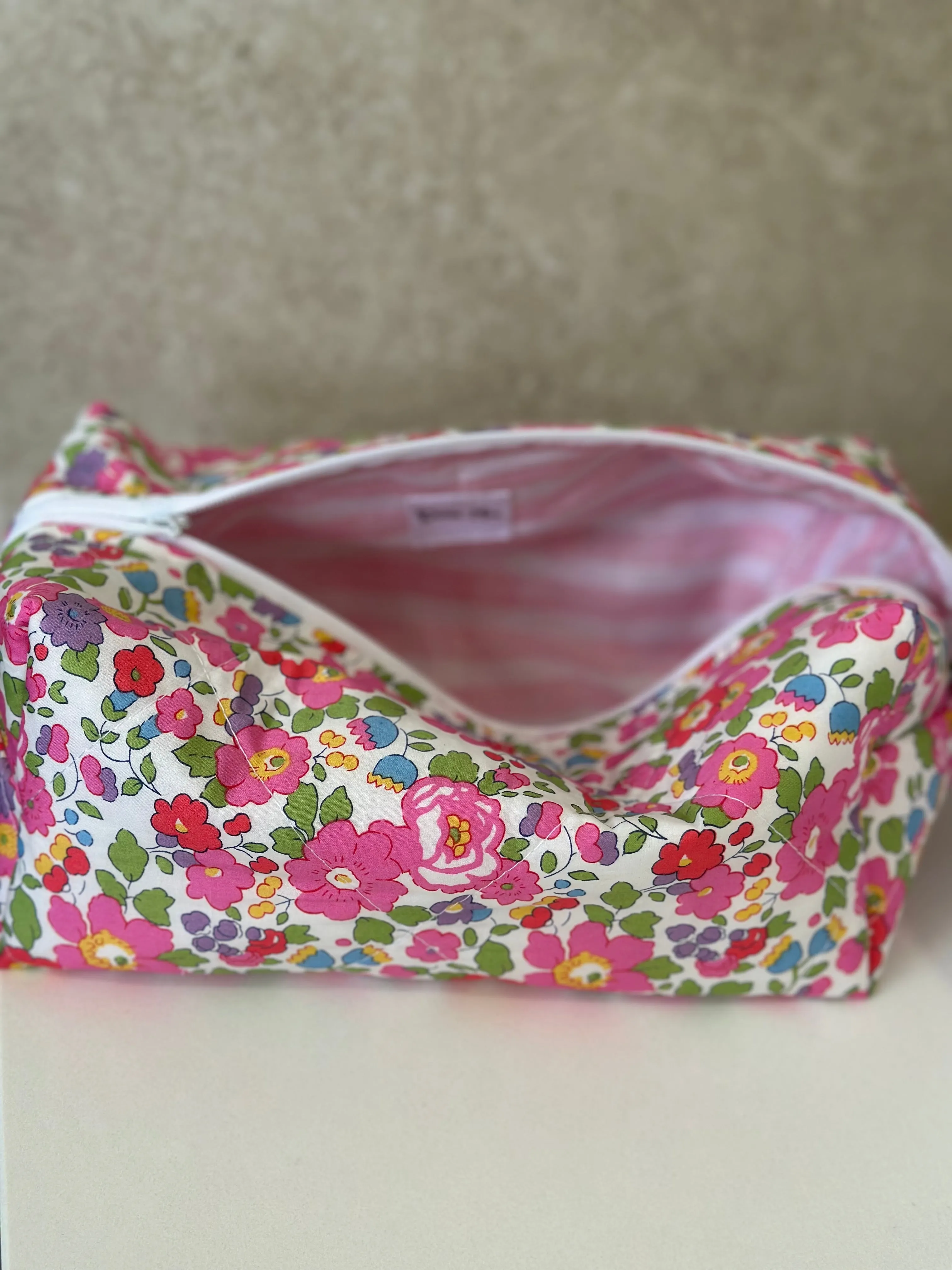 Betsy Pink Liberty   Pink Stripe Bag