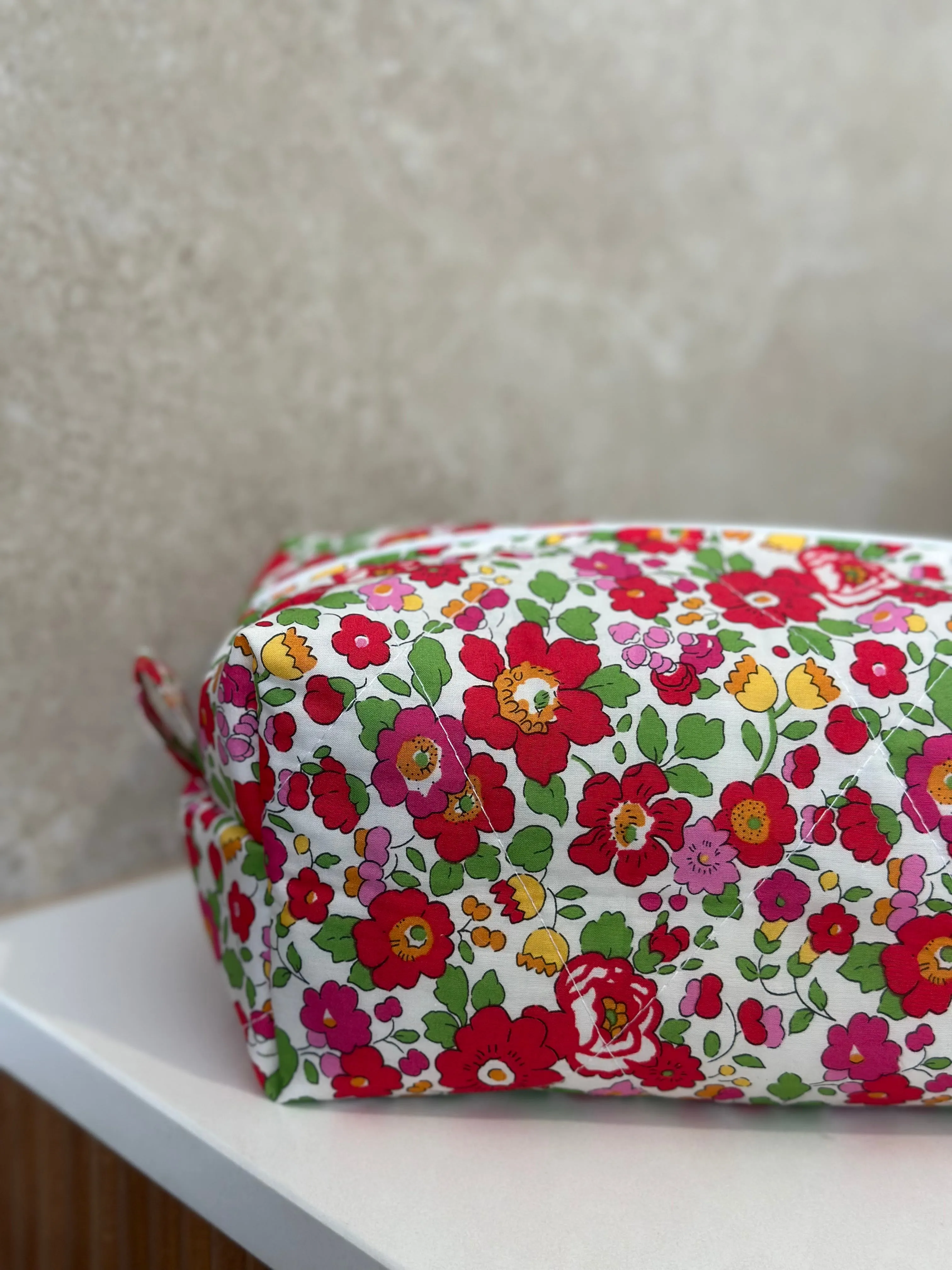Betsy Red Liberty   Green Gingham Bag