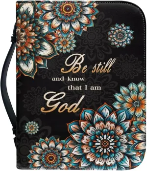 Bible Covers, Stylish Leather Bible Carrying Bag for Women, Lightweight Bible Bag Journal Case with Handle