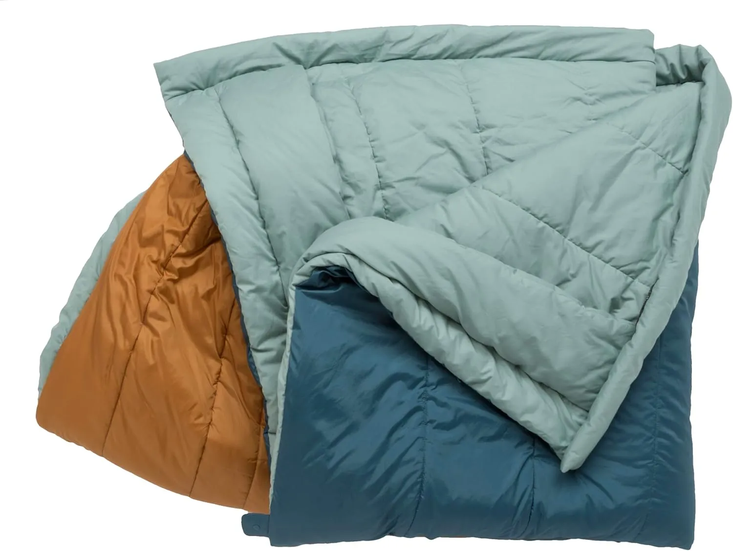 Big Agnes Dream Island 20°F Doublewide Sleeping Bag - 2-Person Sleeping Bag with Double Zipper Entry, Zip-Off Quilt, Pad Attachment System