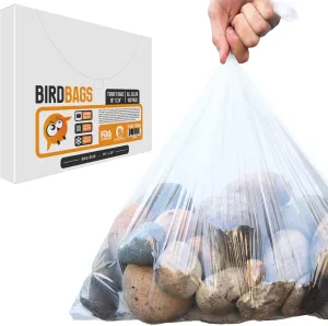 BirdBags Turkey Bags, 18” x 24” 25 Pack, USA & EU-Approved, Freezer Safe, Oven Safe, Great Heat-Safe 450*F Cooking Bags for Oven & Turkey Brining, Heavy Duty Oven Bags for Turkey