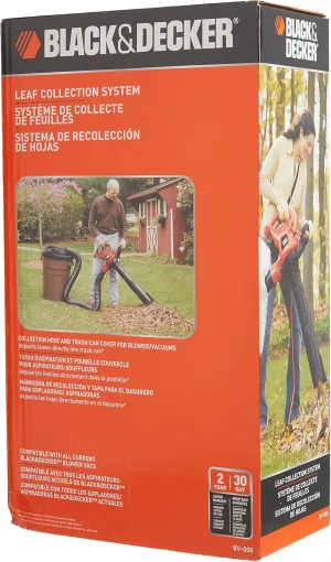 BLACK DECKER BLACK  DECKER Leaf Blower Hose Attachment for Corded Leaf Blowers, Attachment Only, 8ft (BV-006)