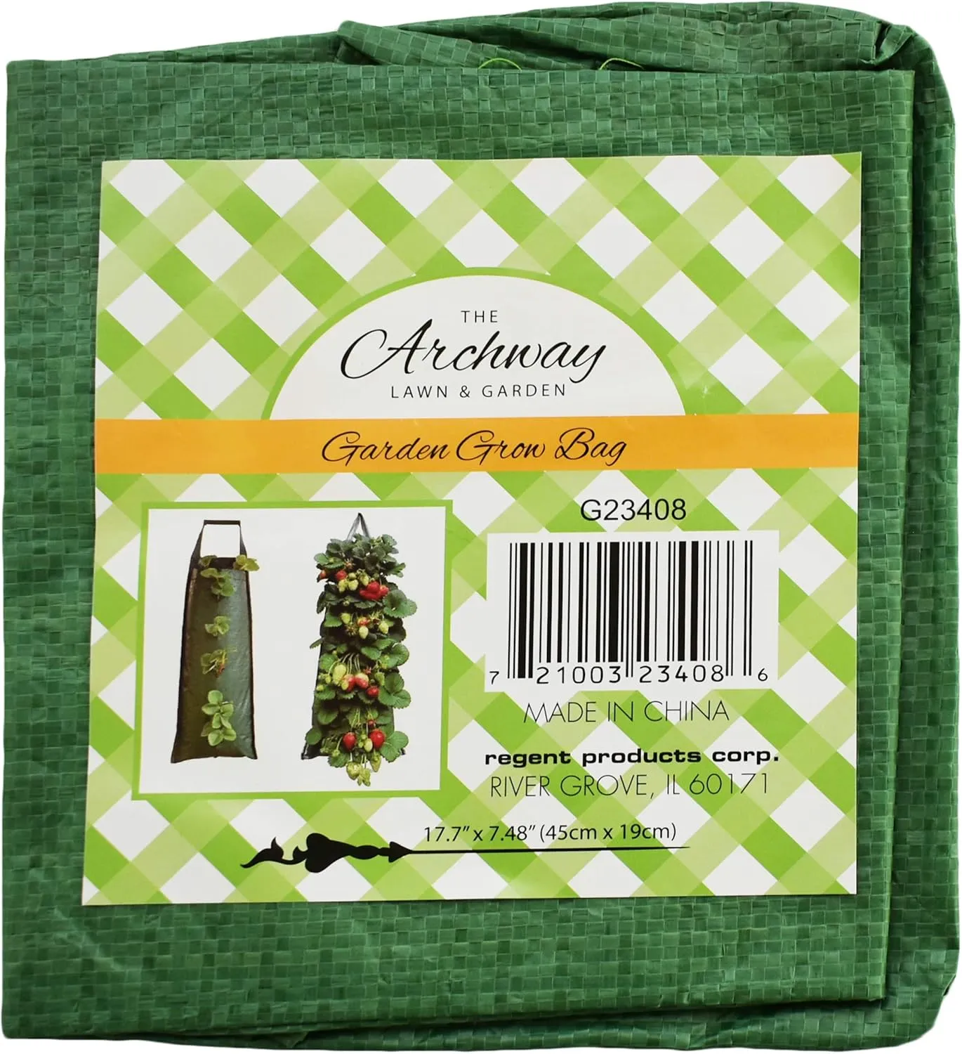 Black Duck Brand Set of 4 Vertical Garden Grow Bags! Allows Roots to Breathe, Prevents Roots from Circling (4 Bags)