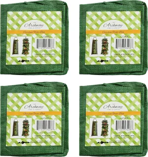 Black Duck Brand Set of 4 Vertical Garden Grow Bags! Allows Roots to Breathe, Prevents Roots from Circling (4 Bags)
