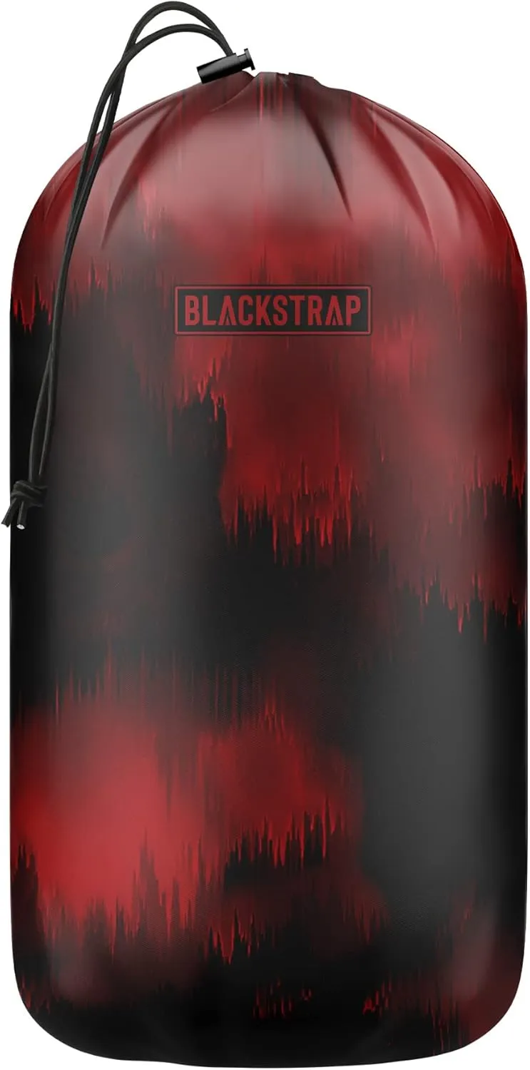 BlackStrap Stuff Sacks (2L, 7L, 12L Sizes), Draw Cord Opening, Compression Bags Made From 100% Upcyced Fabric, Glitch Lava