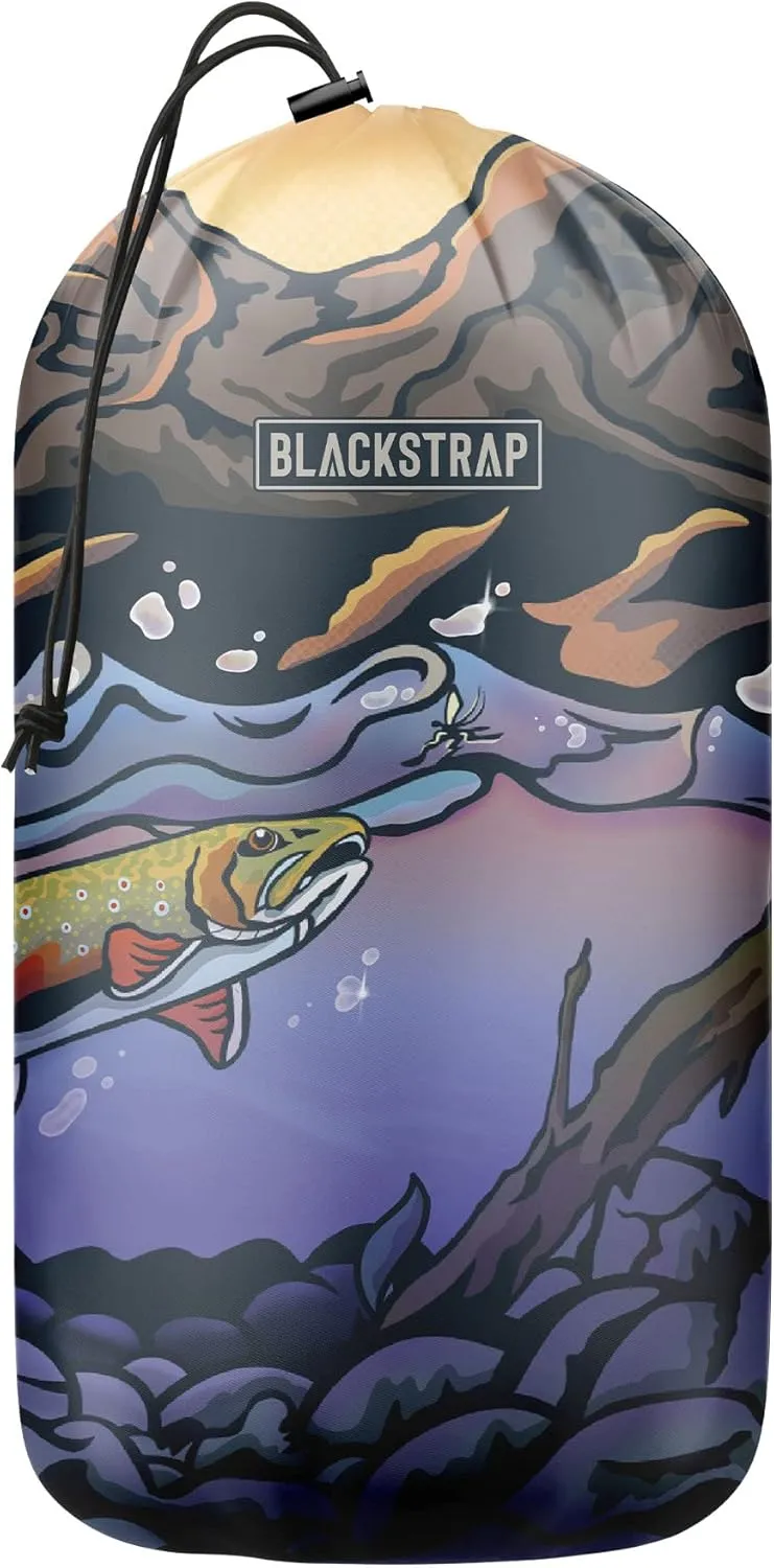 BlackStrap Stuff Sacks (2L, 7L, 12L Sizes), Draw Cord Opening, Compression Bags Made From 100% Upcycled Fabric, Jacon Fisher Rising 7L