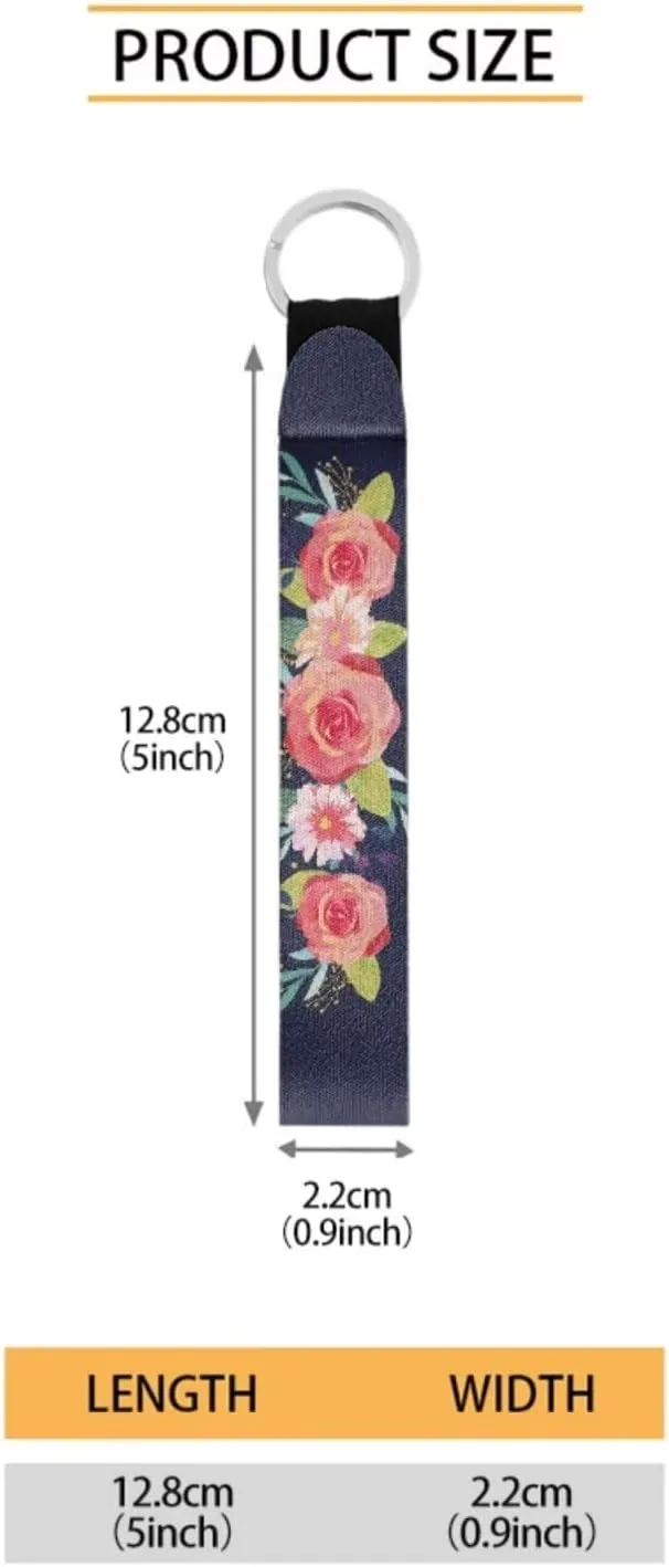 Blue Floral Print Bible Carrying Case for Women with Shoulder Strap and Keychian Big Girls Kids Lightweight Waterproof Bibile Cover Fits Standard Size Bible 9.6"x7.5"x2.5