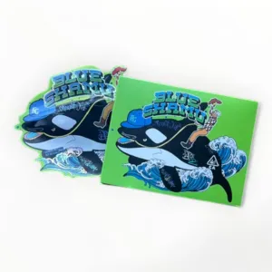 Blue Shamu (Whale Wave) Mylar Bag with Box 3.5 Grams