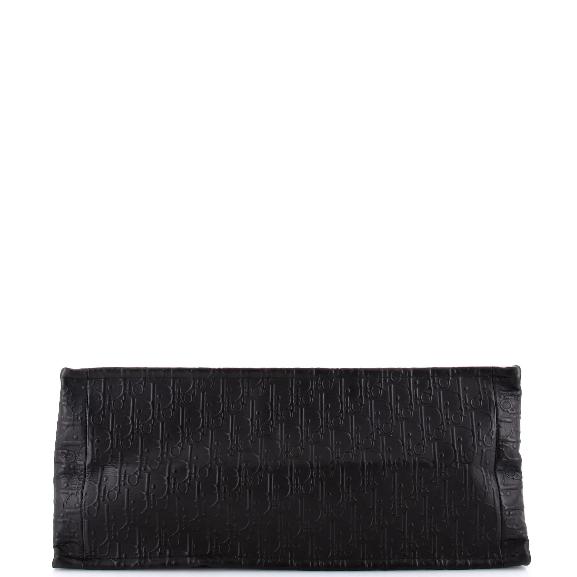 Book Tote Oblique Embossed Calfskin Large