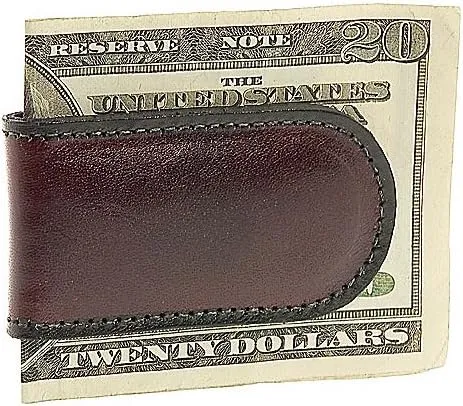 Bosca Men's Old Leather Collection-Magnetic Money Clip Wallets