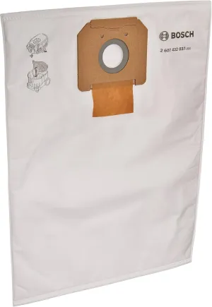 BOSCH VB090F Fleece Filter Bag for use with VAC090 Dust Extractor, 9-Gallon, White