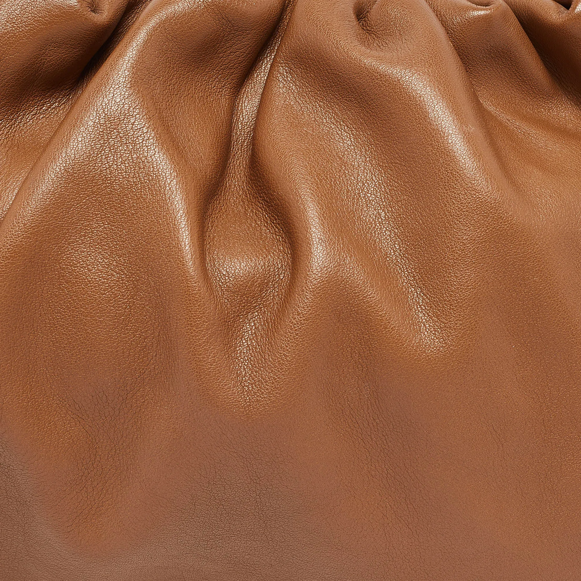 BOTTEGA VENETA Brown Leather Classic Pouch