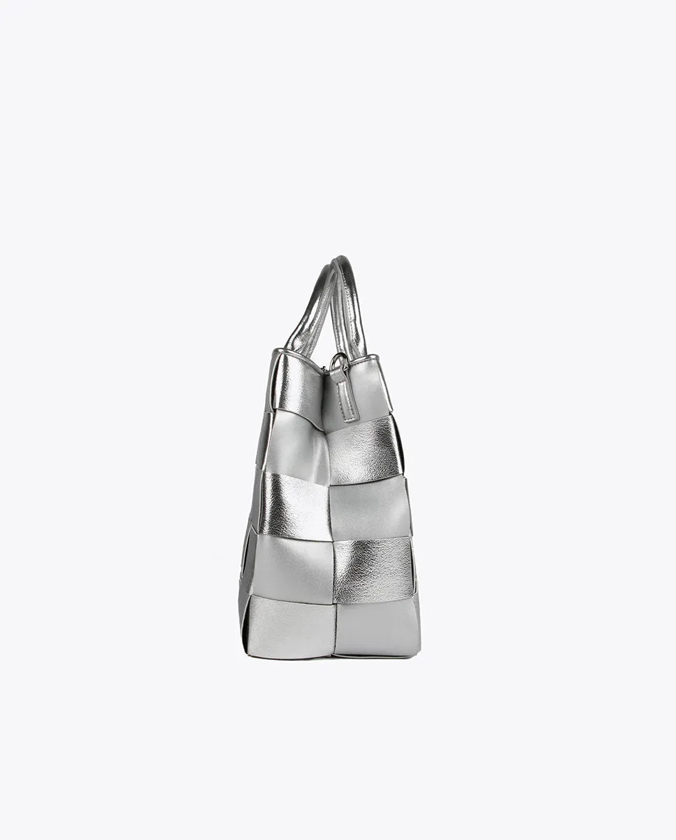 Braided tote bag