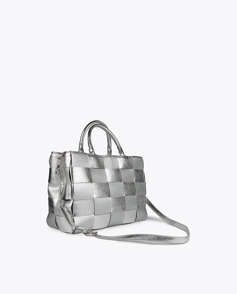 Braided tote bag