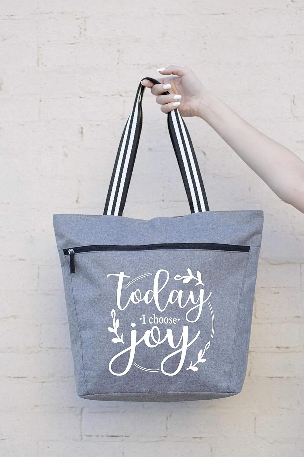 Brooke & Jess Designs Church Bags for Women - Bible Tote Bags for Women, Large Tote Bag for Womens with Zipper
