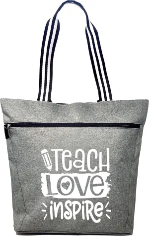 Brooke & Jess Designs Teacher Tote Bag for Work - Teacher Handbag Gifts for Women, Teacher Bag Best Teacher Appreciation Gift
