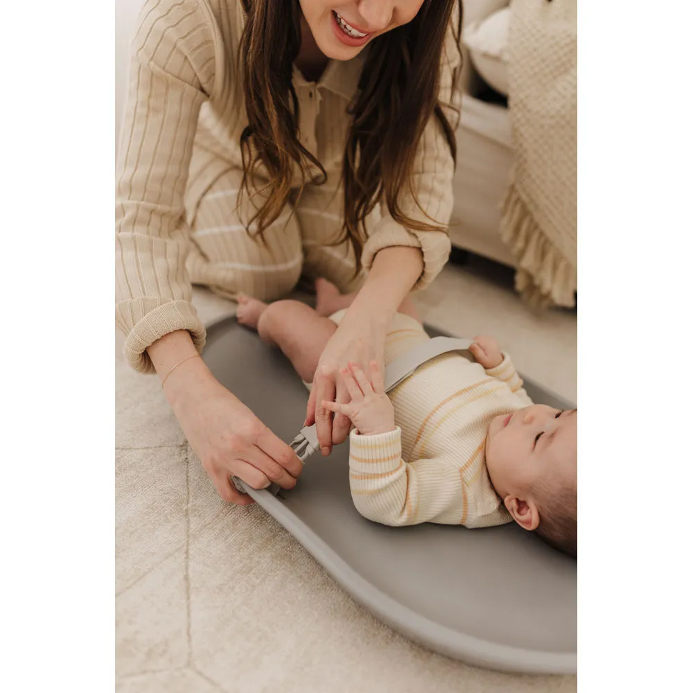 Bubble Baby Changing Mat - Grey