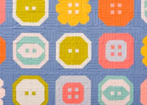 Buttoned Up Quilt Pattern Pen and Paper