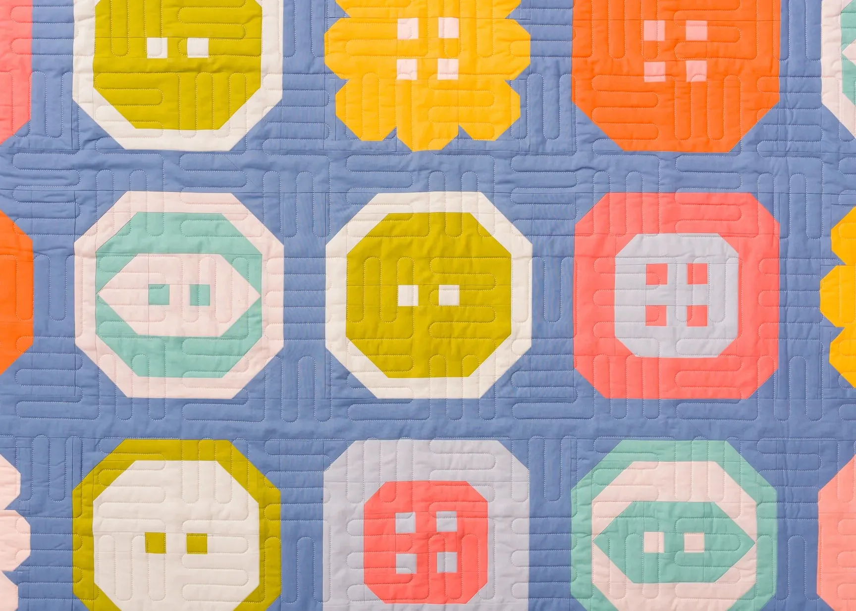 Buttoned Up Quilt Pattern Pen and Paper