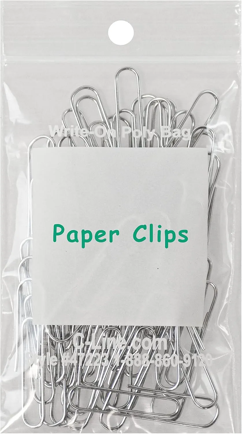 C-Line Write-On Reclosable Small Parts Storage Bags, 2 x 3 Inches, 1000 per Box (47223)