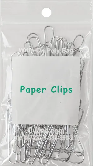 C-Line Write-On Reclosable Small Parts Storage Bags, 2 x 3 Inches, 1000 per Box (47223)