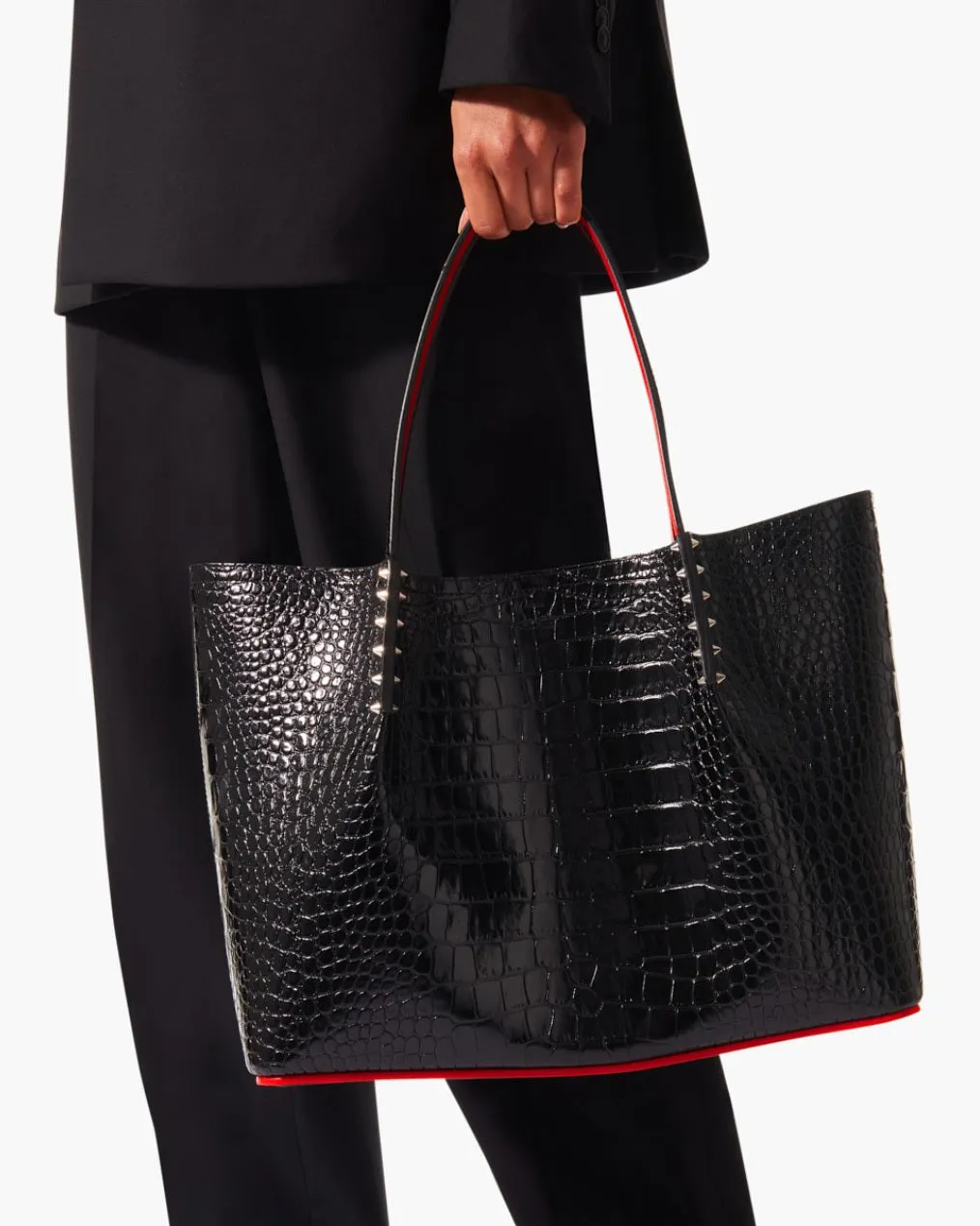 Cabarock large calf leather tote bag