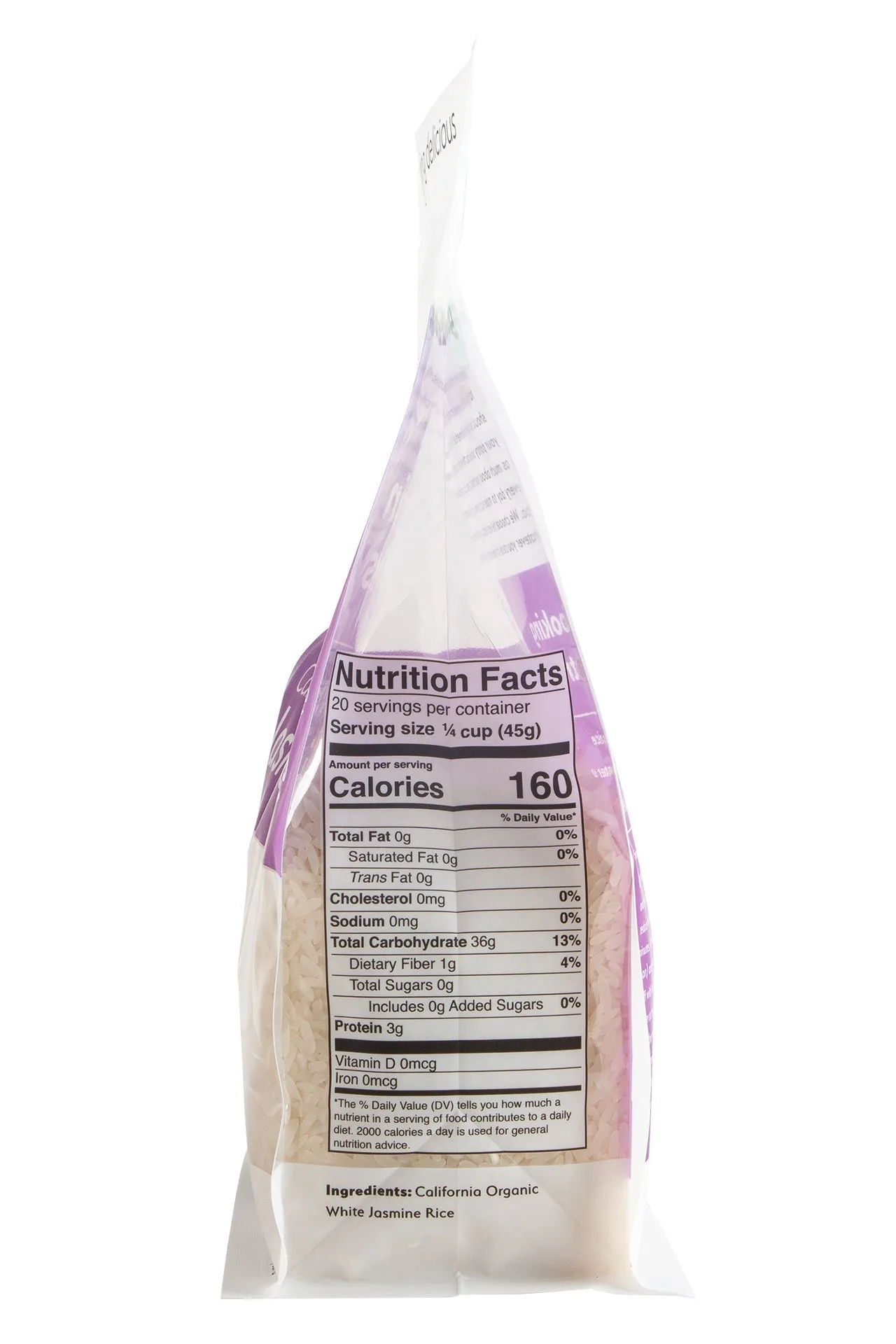 California Organic White Jasmine Rice - (6 - 2 Pound Bags)