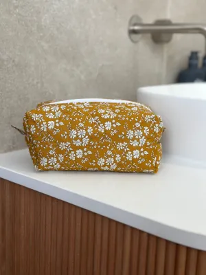 Capel Mustard Liberty   Blue Gingham Bag
