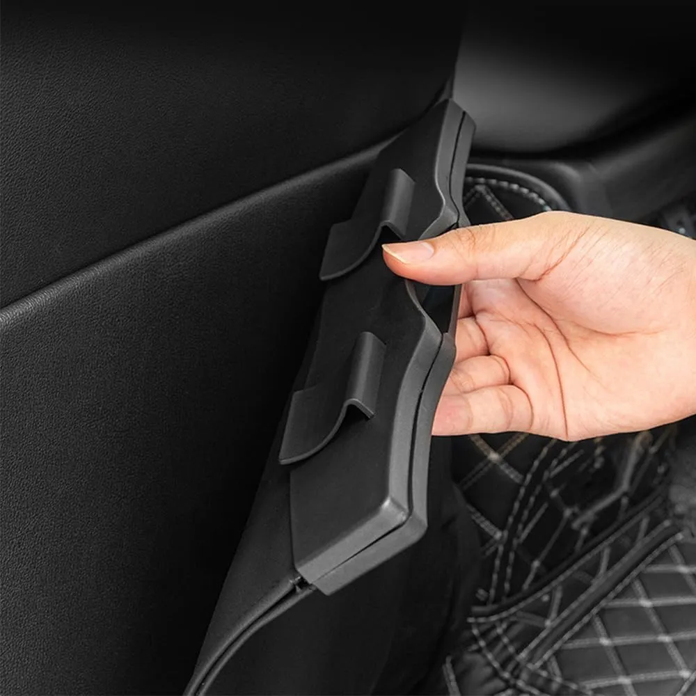 Car Trash Can for Mazda Mazda3 Axela Mazda6 Atenza CX50 CX4 CX30 Hanging Car Storage Bag with Lighting Garbage Bag Emblem Garbage Bag Waterproof,Brown