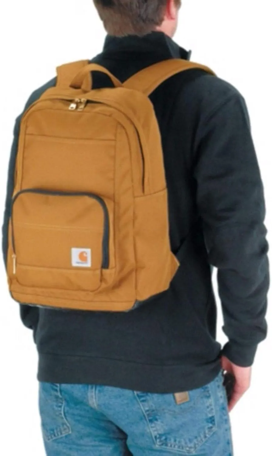 Carhartt Legacy Classic Work Backpack with Padded Laptop Sleeve, Black