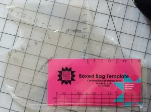Carolina Moore - Boxed Bag Template Ruler