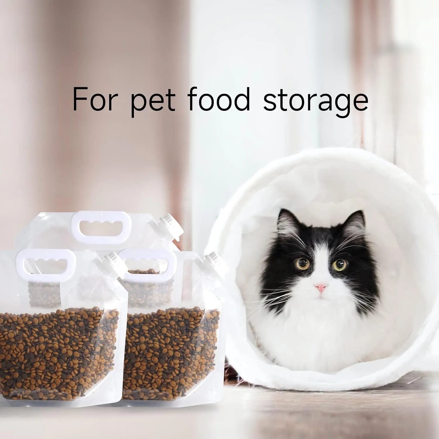 Cereal Rice Storage Bag, 10PCS(1.5L) - Airtight Grain Storage Containers with Lids Moisture Resistant Home Essentials. Kitchen Organization for Mid-Beans, sugar, Flour, Beer etc liquid