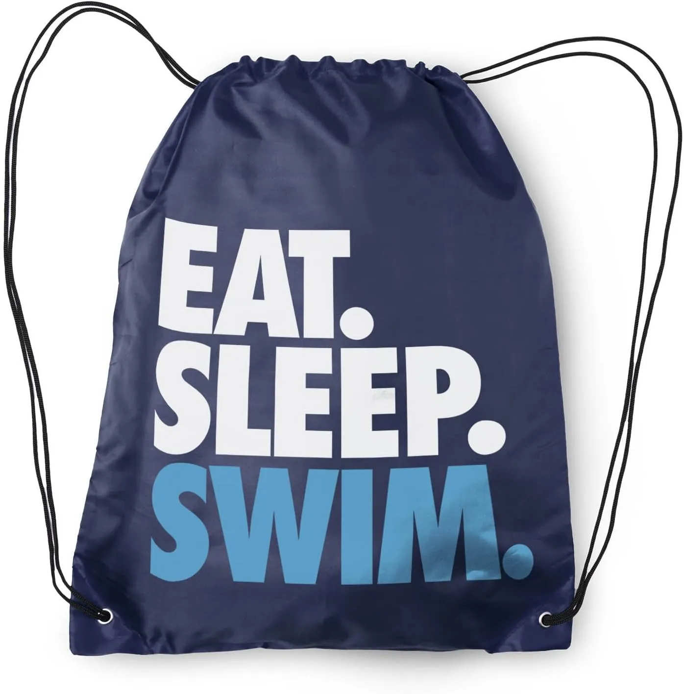 ChalkTalkSPORTS Swimming Sport Pack Cinch Sack | Eat Sleep Swim