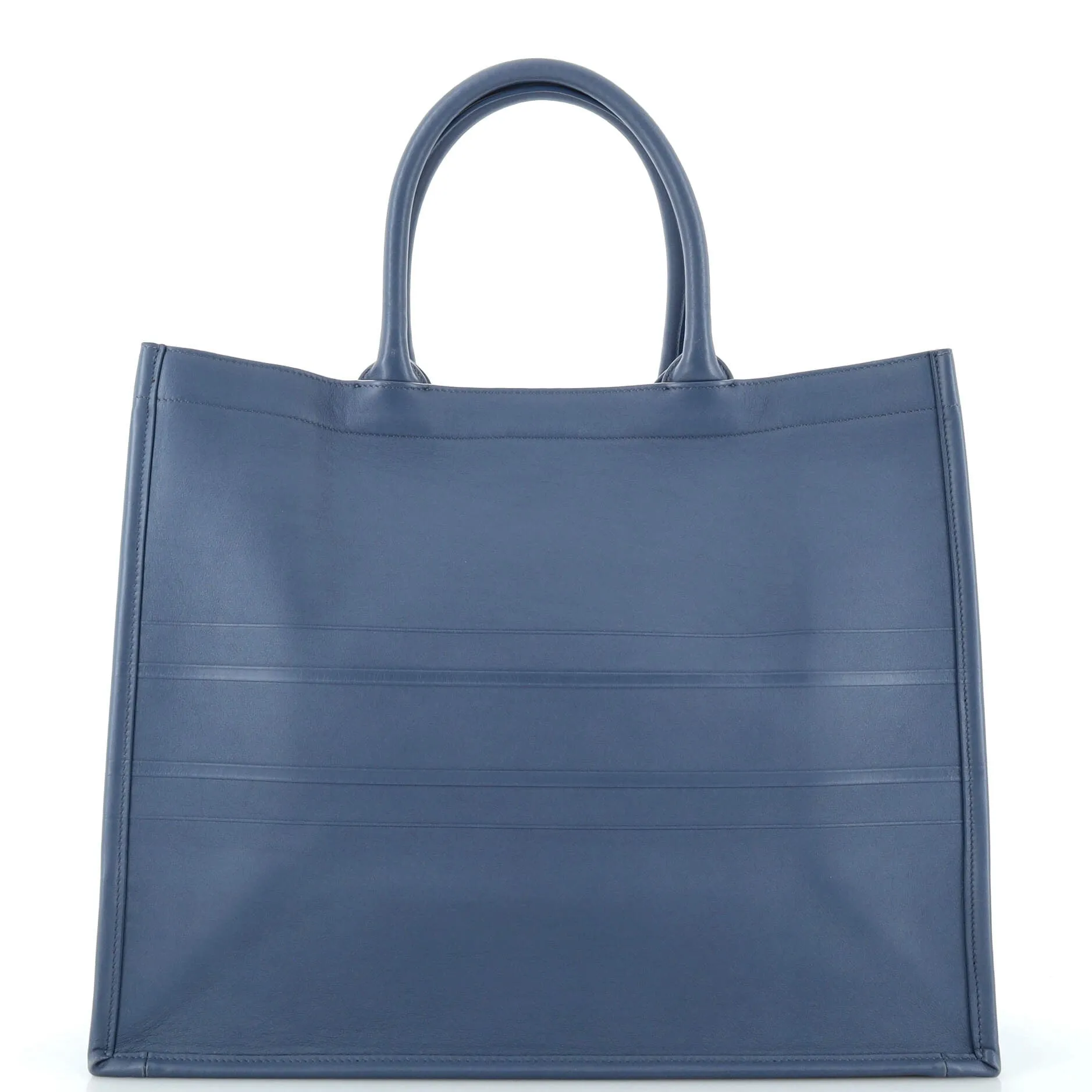 Christian Dior Book Tote Embossed Leather Large