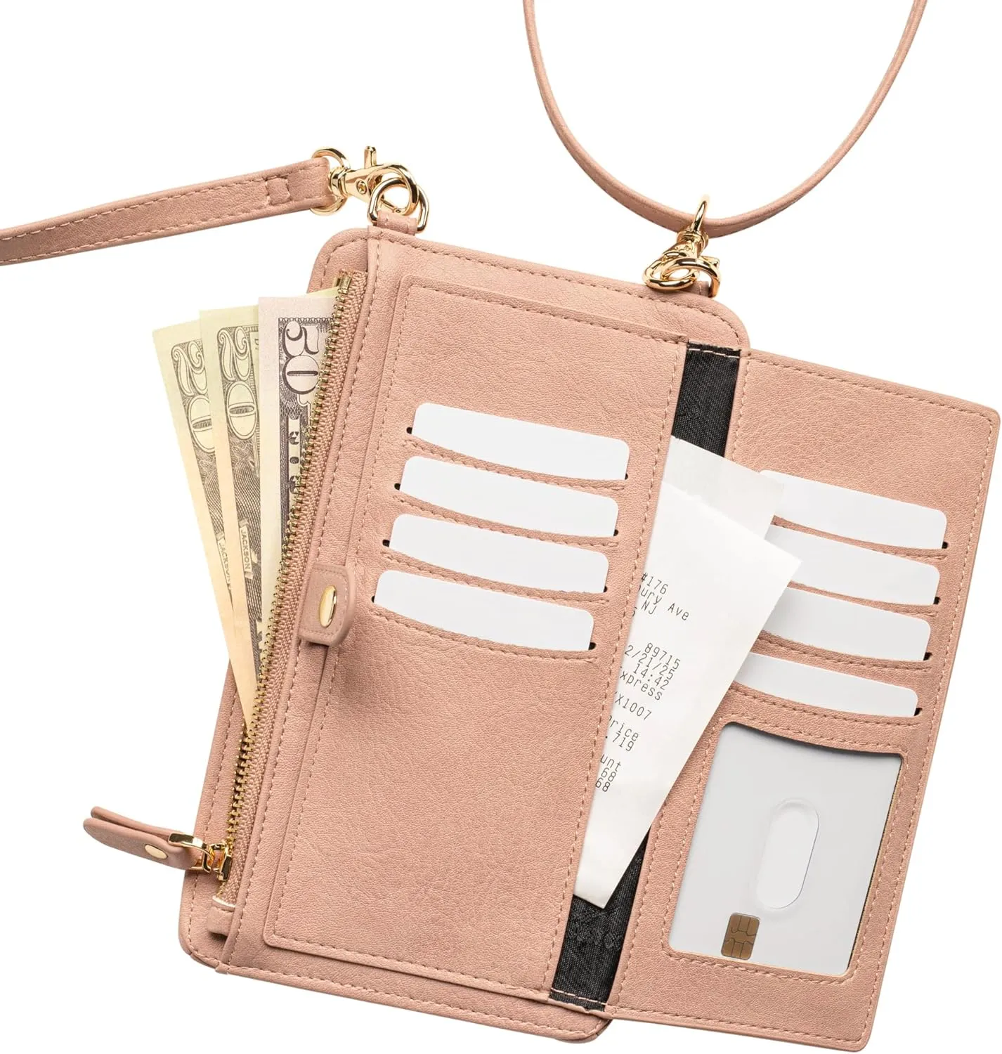 Claasico Womens Crossbody Wallet & Phone Case | iPhone/Samsung/LG Magnet Cell Pouch & Handbag