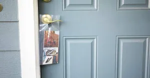 ClearBags 6 x 12 Door Hanger Bags for Door Knob Flyers Promotions Coupons | Clear Plastic Poly Hanging Bags for Mail Newspaper Bags with Hangers Protect Against Rain, Dirt, & Bugs | DK1 Pack of 1000