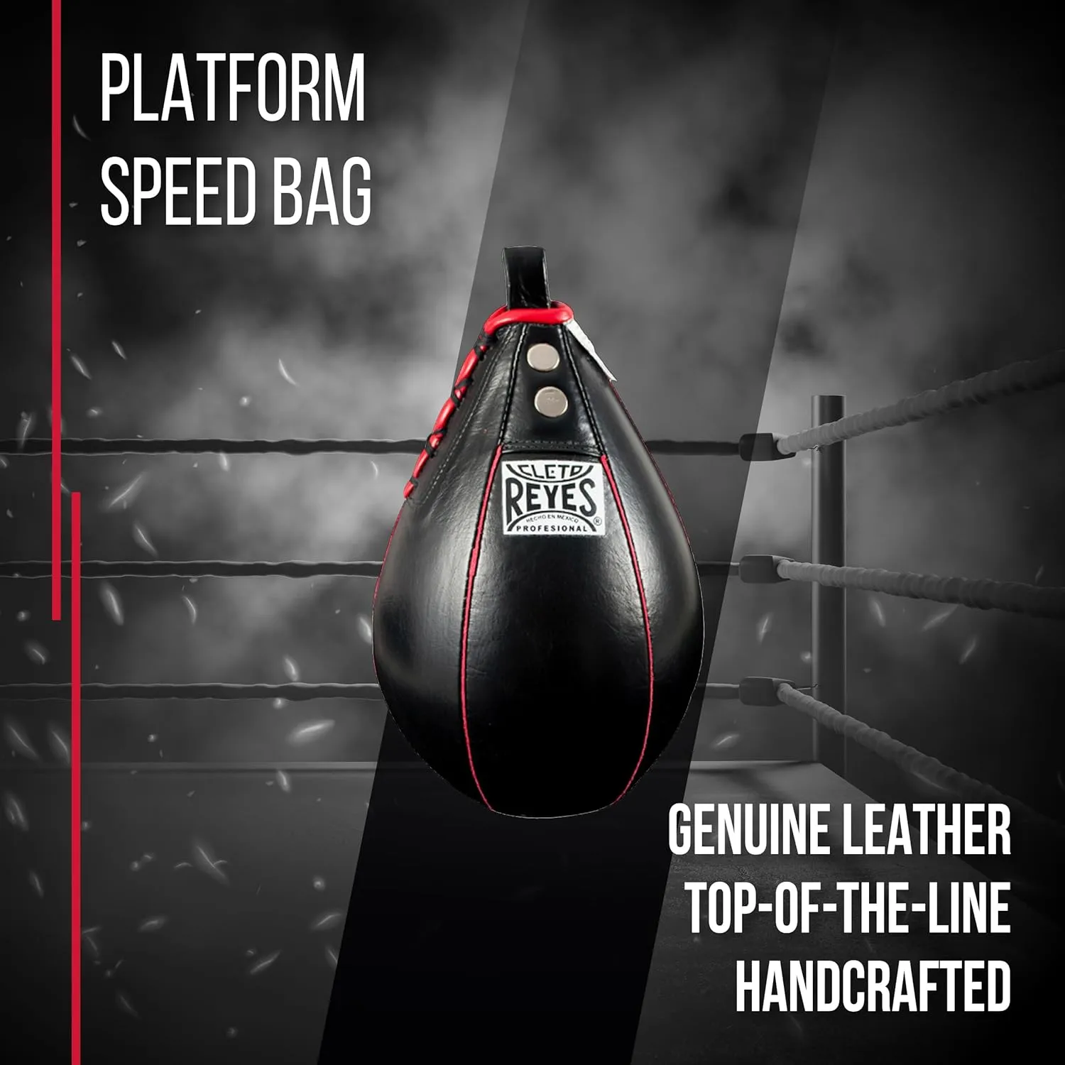 CLETO REYES Platform Leather Punching Speed Bag for Boxing, MMA, Muay Thai, Training Equipment