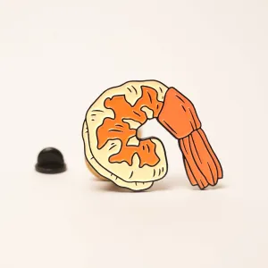 Cocktail Shrimp Enamel Pin
