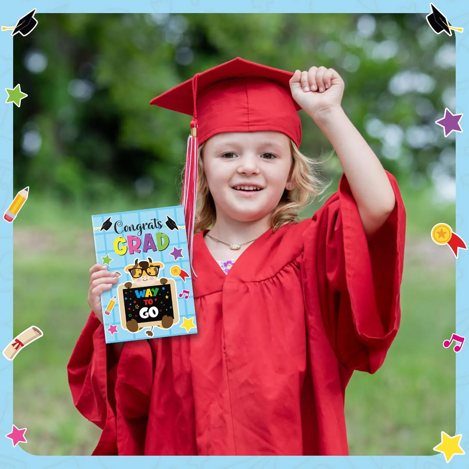Congrats Grad Activity Books- 24Pcs Kindergarten Graduation Mini Games Coloring Book Set for Kids Bulk Preschool Graduation Theme Mazes Word Search Games for School Ceremony Party Goodie Bags Stuffers