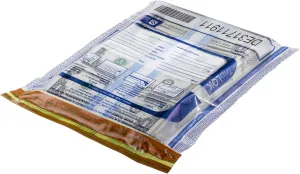 ControlTek TripLok 12" x 16" Clear w/Pocket, 100 Bags, Tamper-Evident Deposit Bags, Outside Reclosable Pocket, Tear-off Receipt   Large Barcodes 585041