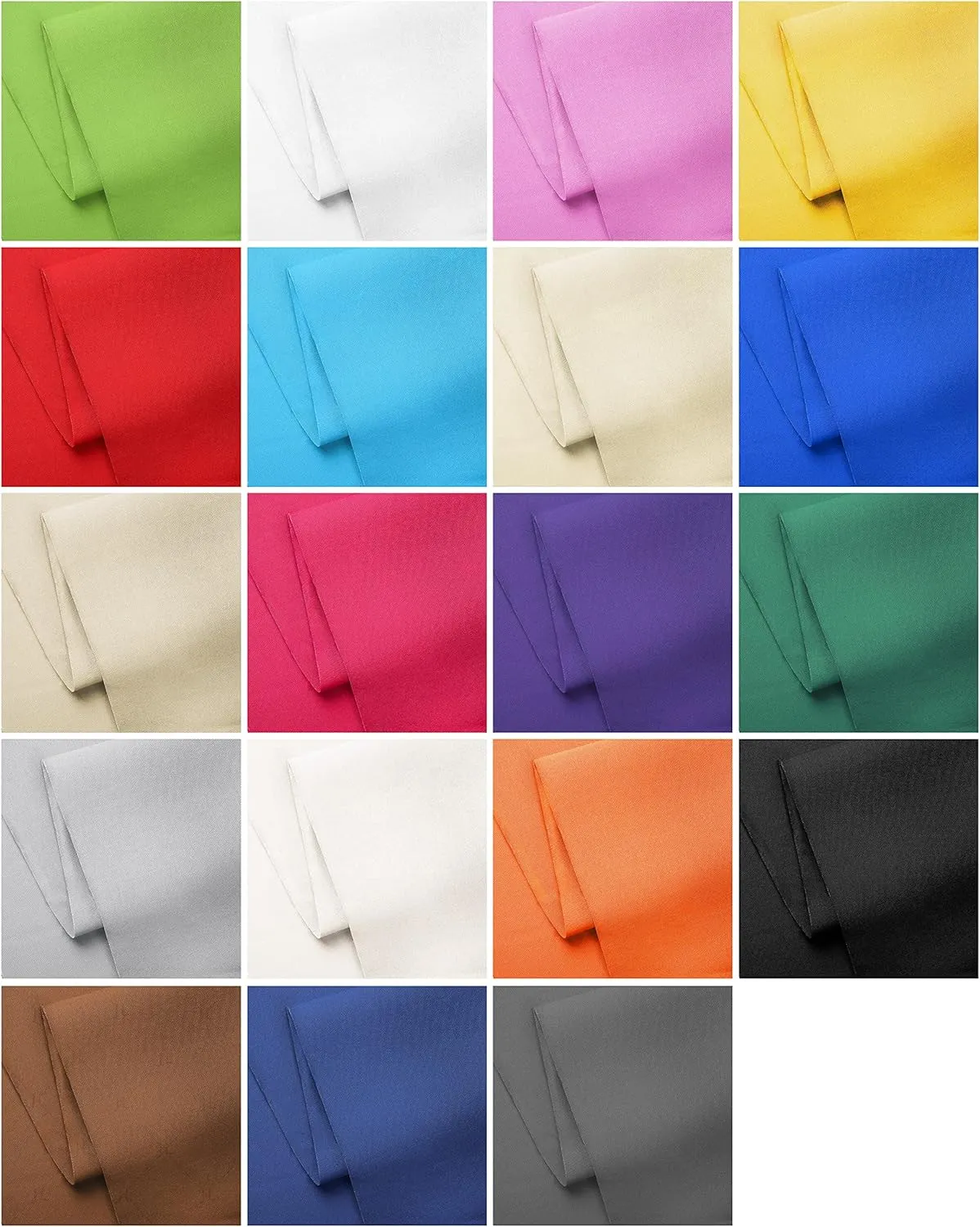Craftido-19 Options-100% Cotton Fabric by The Yard in Solid Color 44”Wide by 3yd (9 ft) -Medium Weight 5.2 oz- for Quilting, Sewing, Crafts, Binding, Backing and Lining - White