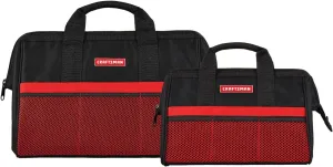 CRAFTSMAN 13" and 18" Zippered Tool Bag Combo (CMST513518)